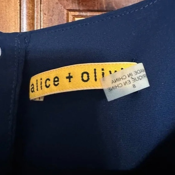 Alice + Olivia Triss Sleeveless Maxi Dress With Leather Trim - Picture 8 of 10